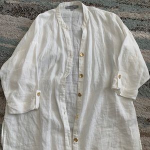 Andrew Marc Linen Long Shirt